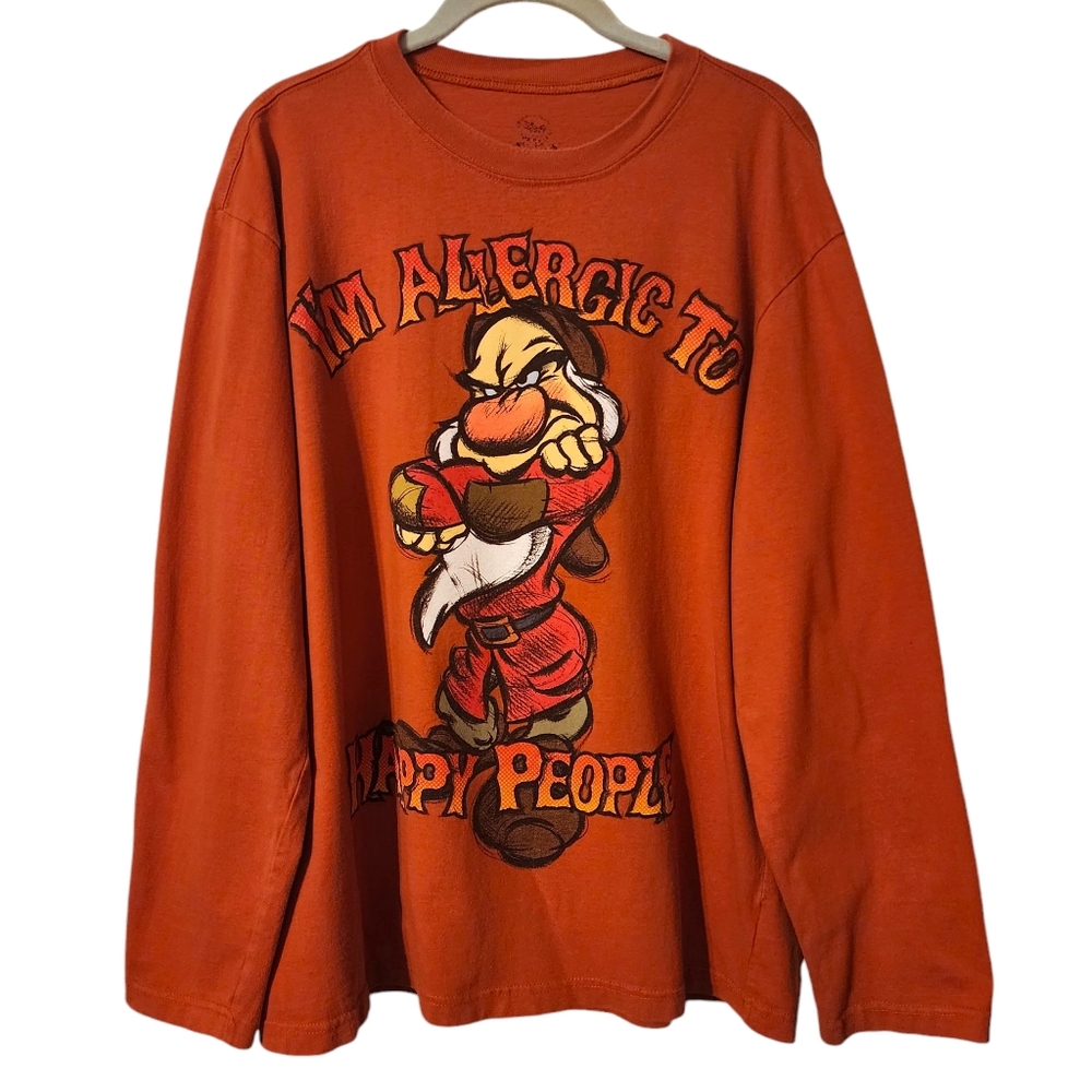 Disney Grumpy Dwarf Long Sleeve Shirt